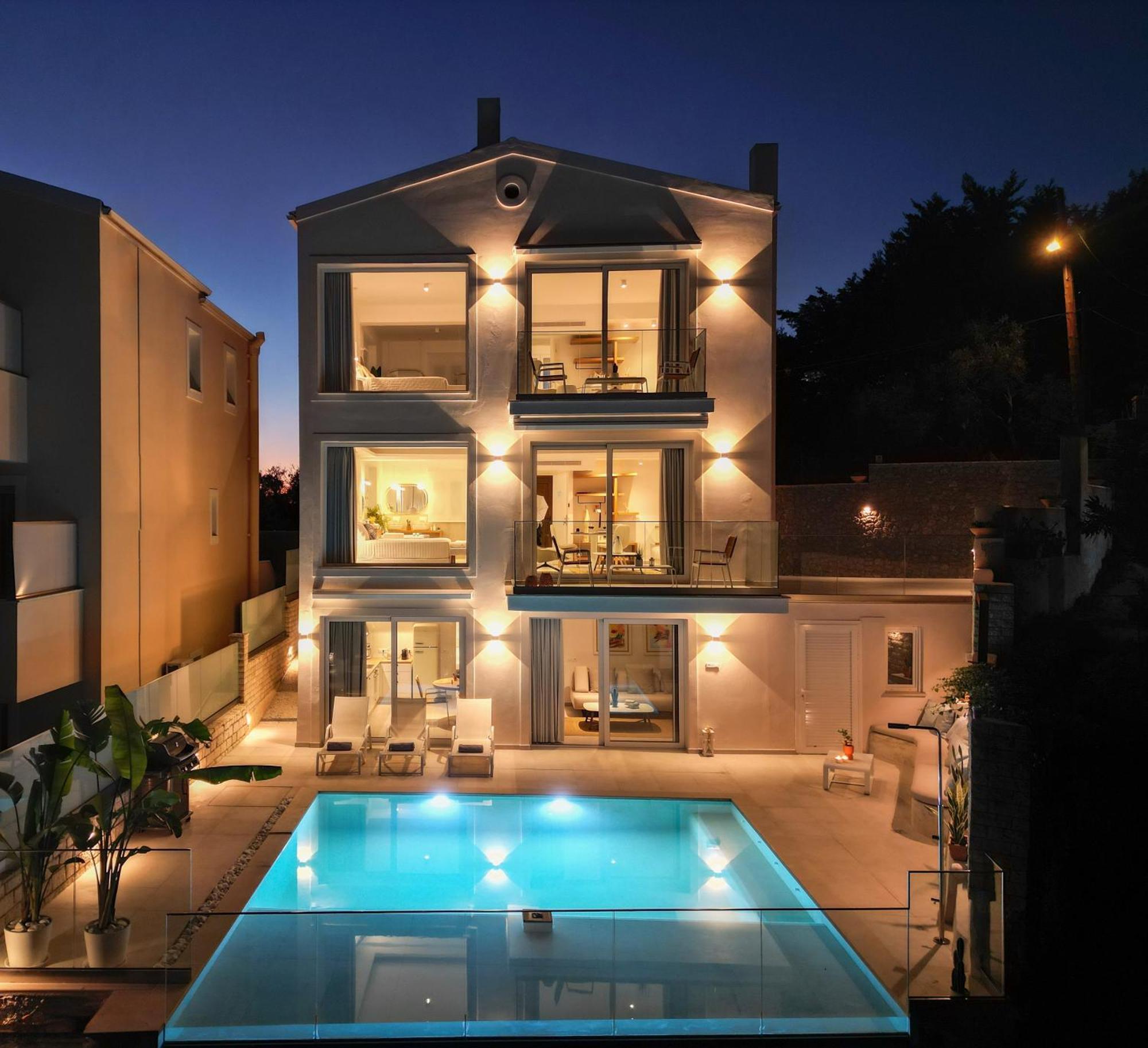 Achillion Luxury Corfu Villa & Suites 페라마 외부 사진